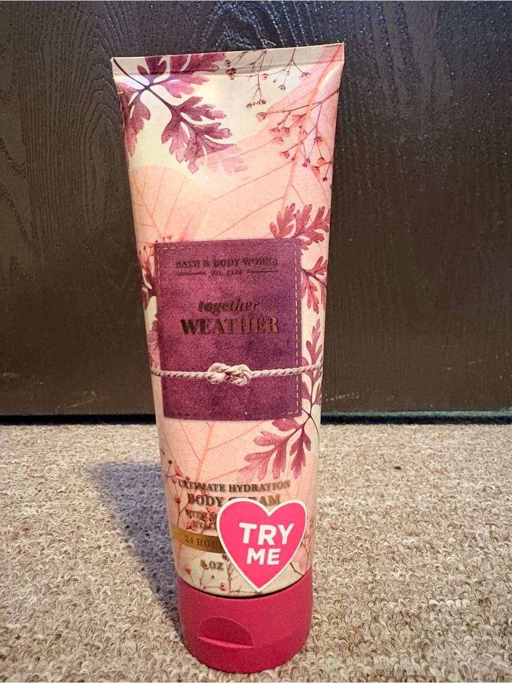 Bath & Body Works Together Weather Pink Floral Body Cream